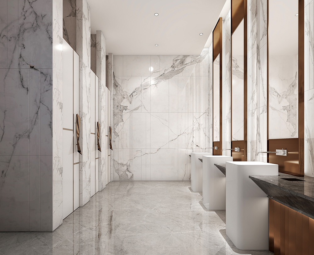 寫字辦公樓洗手間裝修設(shè)計(jì)效果圖