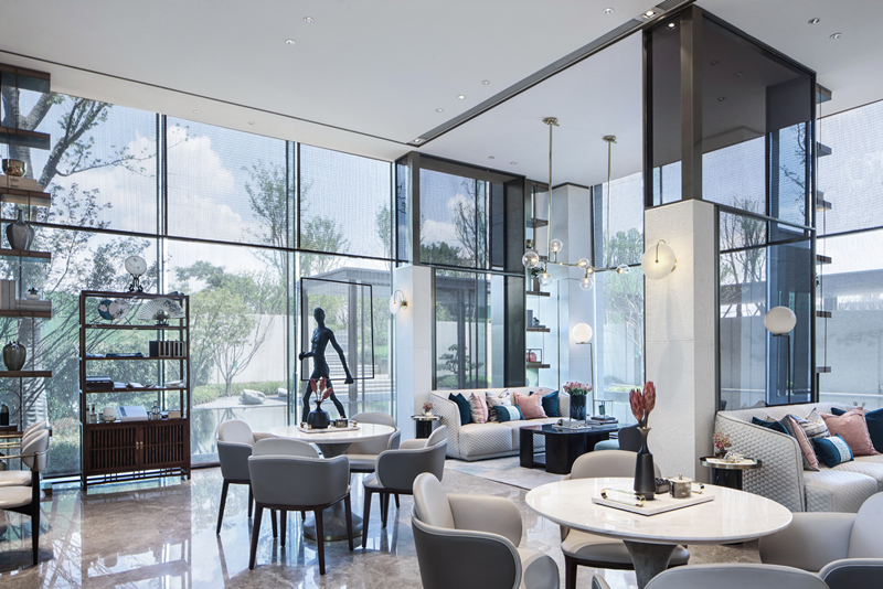 售樓銷售中心-接待區效果圖4