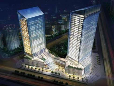 成都恒置地廣場(chǎng)辦公寫字樓裝修效果圖