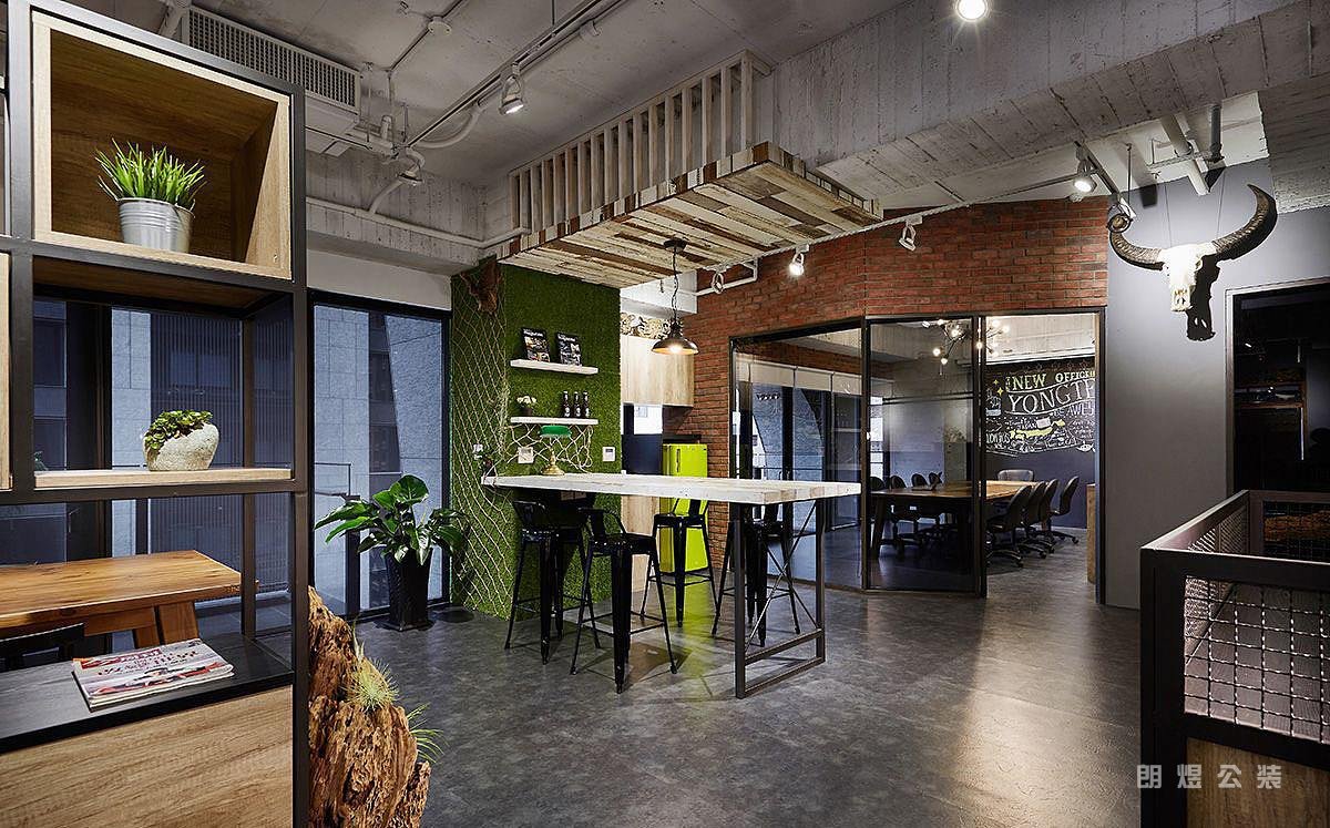 創意辦公室吊頂裝修效果圖