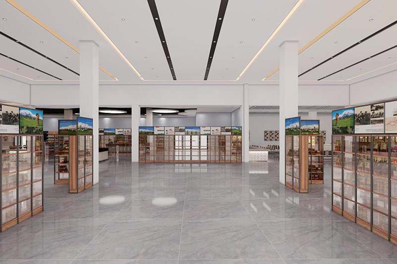 高速服務區便利超市裝修設計效果圖