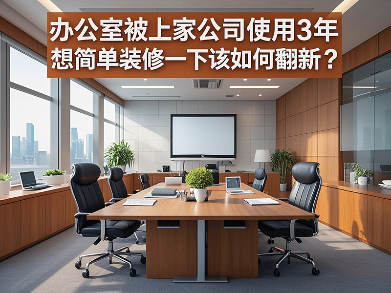 辦公室被上家公司使用3年，想簡單裝修一下該如何翻新？