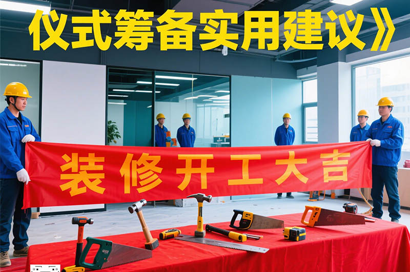 辦公室裝修儀式籌備建議