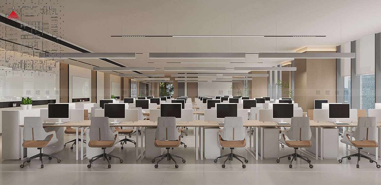 辦公室員工辦公區裝修效果圖/4