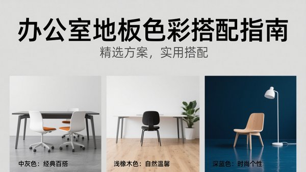 辦公室裝修地板選什么顏色好？掌握這些技巧不踩坑