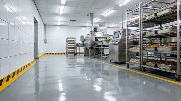 食品廠車間地坪漆裝修多少錢一平方?
